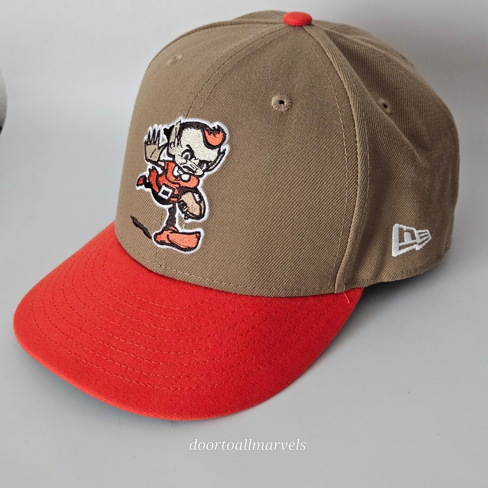 New Era 59FIFTY Cleveland Browns Brownie Elf Fitted Hat Cap NFL 7 3/8